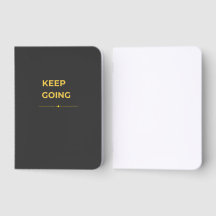 Weiter machen Inspiratives Tagebuch Notizbuch