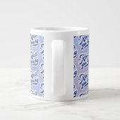Weiter Machen Jumbo-Tasse (Rückseite)