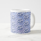 Weiter Machen Jumbo-Tasse (Vorderseite Rechts)