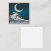 Weiter machen, leise telefonnummerkarte (Vorne/Hinten)