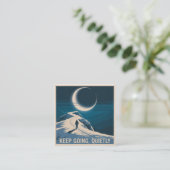 Weiter machen, leise telefonnummerkarte (Stehend Vorderseite)