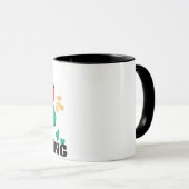 Weiter machen – Positive Motivation Tasse (VorderseiteRechts)