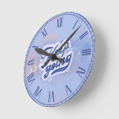 Weiter Machen Runde Wanduhr (Winkel)
