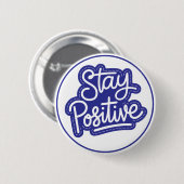 Weiter Machen Schwarz-Weiß Motivierend Button (Vorne & Hinten)