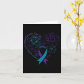 Weiter Morgen brauchen Sie Suizidprävention Awa Karte (Gelbe Blume)