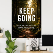 Weiter motivieren poster (Heimbüro)