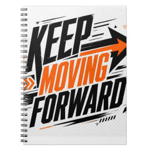 Weiter motivierende Inspirations-Typografie Notizblock