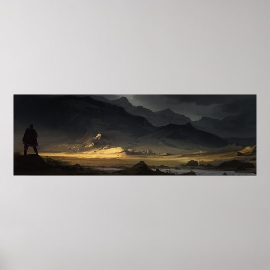 "Weiter noch" Maler-Poster Poster (Vorne)
