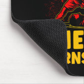 weiter rollen, bis der Gürtel schwarz wird Brasili Mousepad (Ecke)
