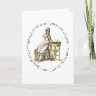 Weiter schreiben! Jane Austen Karte