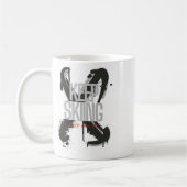Weiter Skifahren Kaffeetasse (Links)