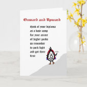 Weiter und nach oben karte (Gelbe Blume)