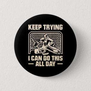 Weiter Versuchen Ich Kann Das Torwart Jugend-Eisho Button
