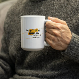 Weiter Versuchen Mensch - Glaube Kaffeetasse