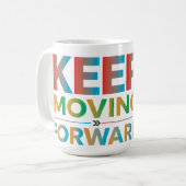 Weiter Vorwärts Bewegen Kaffeetasse (Vorderseite Links)