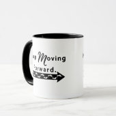 Weiter Vorwärts Tasse (Vorderseite Links)