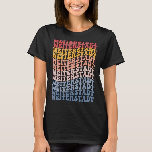WeiterCity Groovy Retro T-Shirt (Vorderseite)