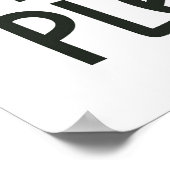 Weitere Bäume bitte Poster (Ecke)