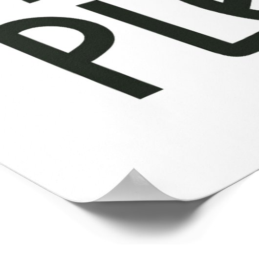 Weitere Bäume bitte Poster (Ecke)