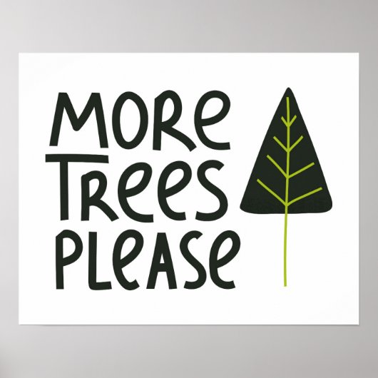 Weitere Bäume bitte Poster (Vorne)