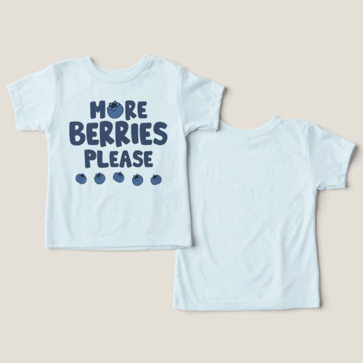 Weitere Berries Bitte Kleinkind Thirt (Design Vorderseite & Rückseite)