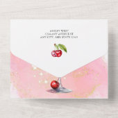 Weitere | Brautparty Aquarell All In One Einladung (Rückseite)