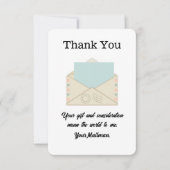 Weitere Briefträger Postal Mail Carrier Dankeskarte (Vorderseite)