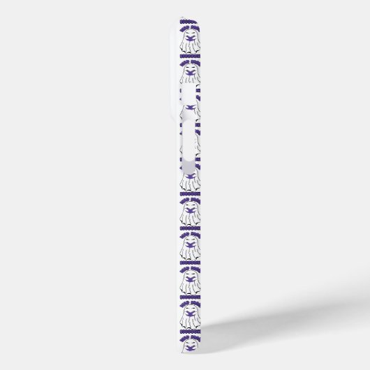 Weitere Bücher Halloween Ghost Lila Case-Mate iPhone Hülle (Rückseite / Links)