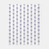 Weitere Bücher Halloween Ghost Lila Fleecedecke (Vorderseite)