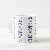 Weitere Bücher Halloween Ghost Lila Kaffeetasse (Vorderseite Links)