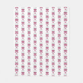 Weitere Bücher Halloween Ghost Pink Fleecedecke (Vorderseite)