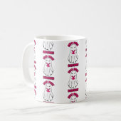 Weitere Bücher Halloween Ghost Pink Kaffeetasse (Vorderseite Links)
