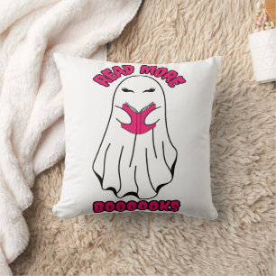 Weitere Bücher Halloween Ghost Pink Kissen