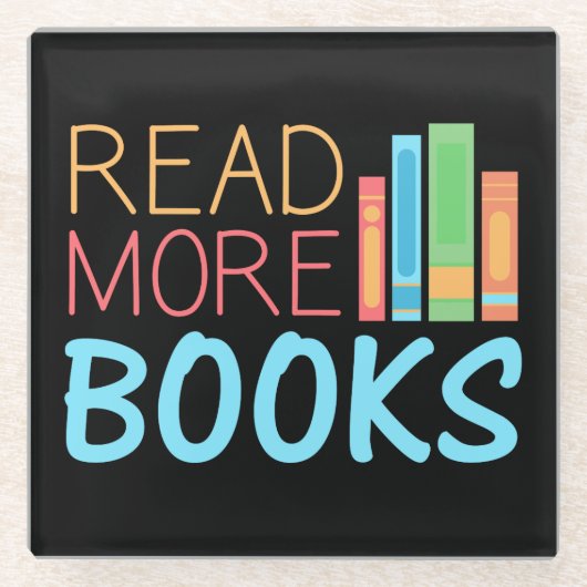 Weitere Bücher lesen Glasuntersetzer (Vorderseite)