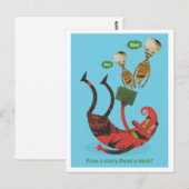 Weitere Bücher lesen Postkarte (Vorne/Hinten)