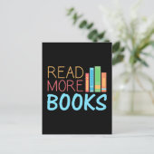 Weitere Bücher lesen Postkarte (Stehend Vorderseite)