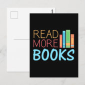 Weitere Bücher lesen Postkarte (Vorne/Hinten)