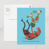 Weitere Bücher lesen Postkarte (Vorne/Hinten)