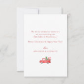 Weitere Erfrischung für die Schwangerschaft im näc Dankeskarte (Rückseite)