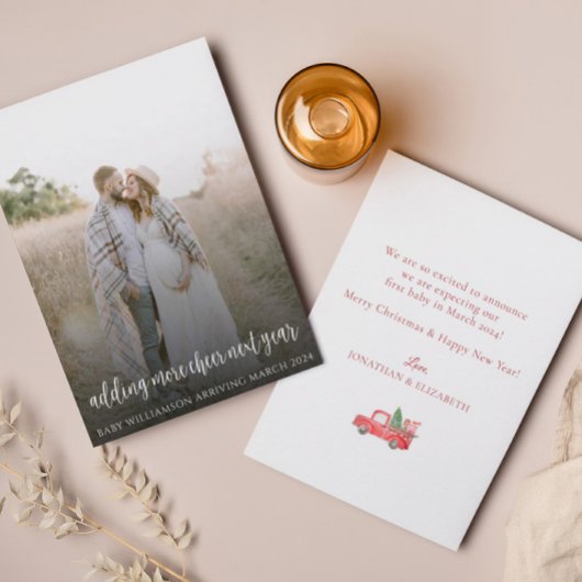 Weitere Erfrischung für die Schwangerschaft im näc Dankeskarte