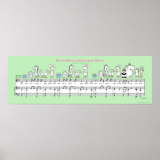 WEITERE FISH EWA MARE EGRETS MOOSE Boynton Plakat (Vorne)