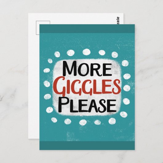 Weitere Gläser Bitte Postkarte (Vorne/Hinten)