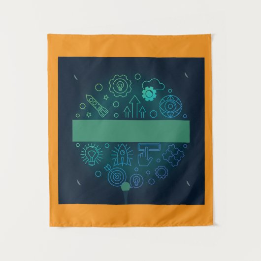 Weitere Grafikdesign Wandteppich (Vorderseite)