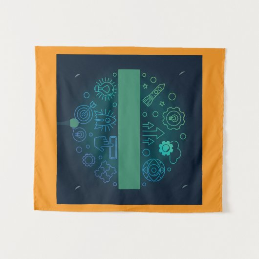 Weitere Grafikdesign Wandteppich (Vorderseite (Horizontal))