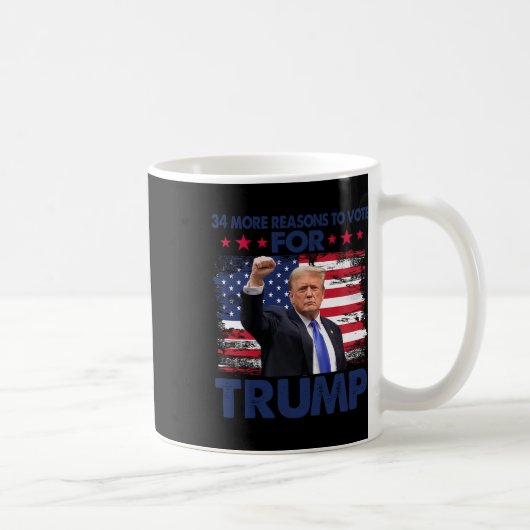 Weitere Gründe für die Wahl Trumps wegen Verurteil Kaffeetasse (Rechts)