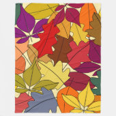 Weitere Herbstverläufe Fleecedecke (Vorderseite)