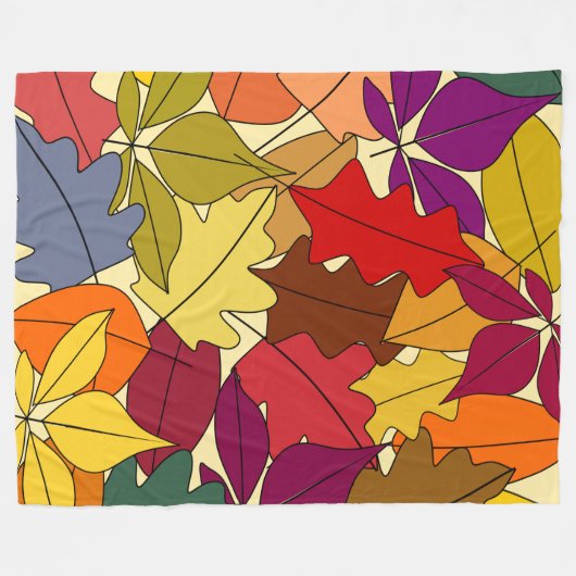 Weitere Herbstverläufe Fleecedecke (Vorderseite (Horizontal))