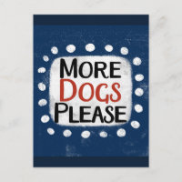 Weitere Hunde Bitte Postkarte