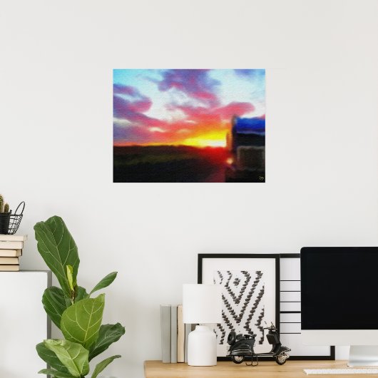 Weitere hundert Meilen Prints Poster (Heimbüro)