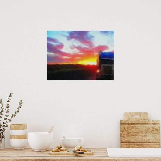 Weitere hundert Meilen Prints Poster (Küche)